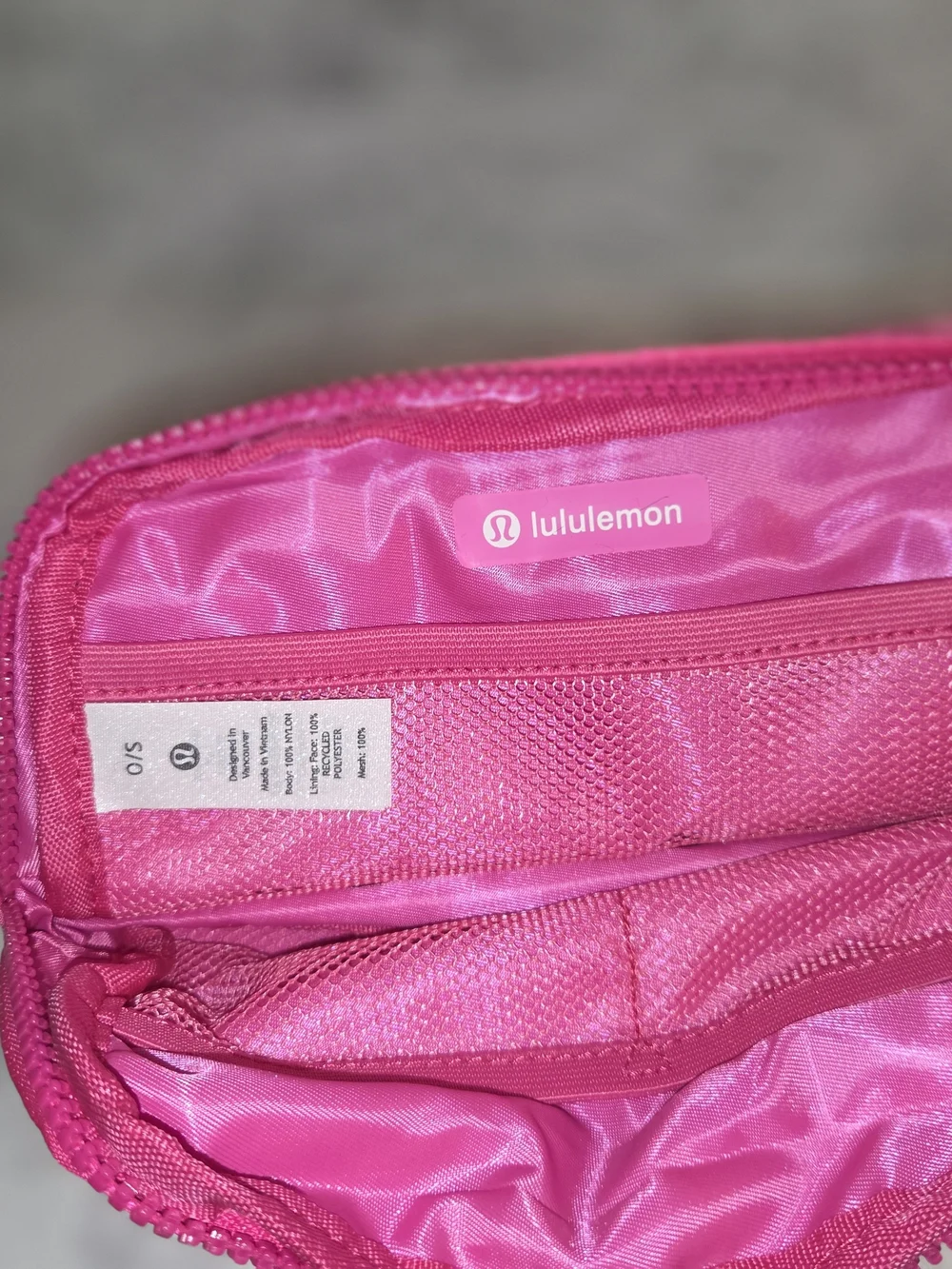 lululemon athletica Hot Pink Cosmetic Pouch